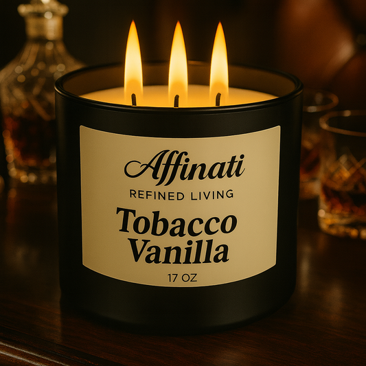 Tobacco Vanilla 3-Wick Candle - Affinati