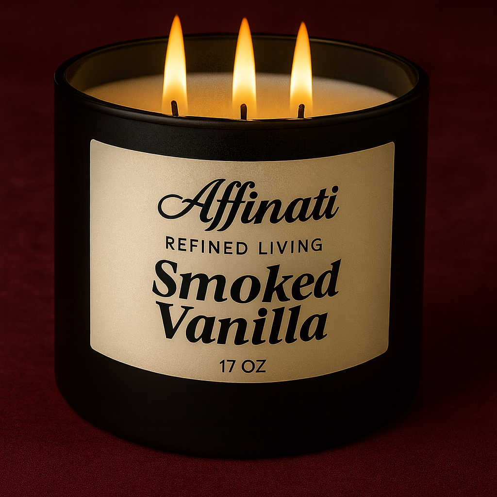 Smoked Vanilla 3-Wick Candle - Affinati