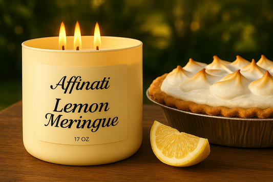 Lemon Meringue 3-Wick Candle - Affinati