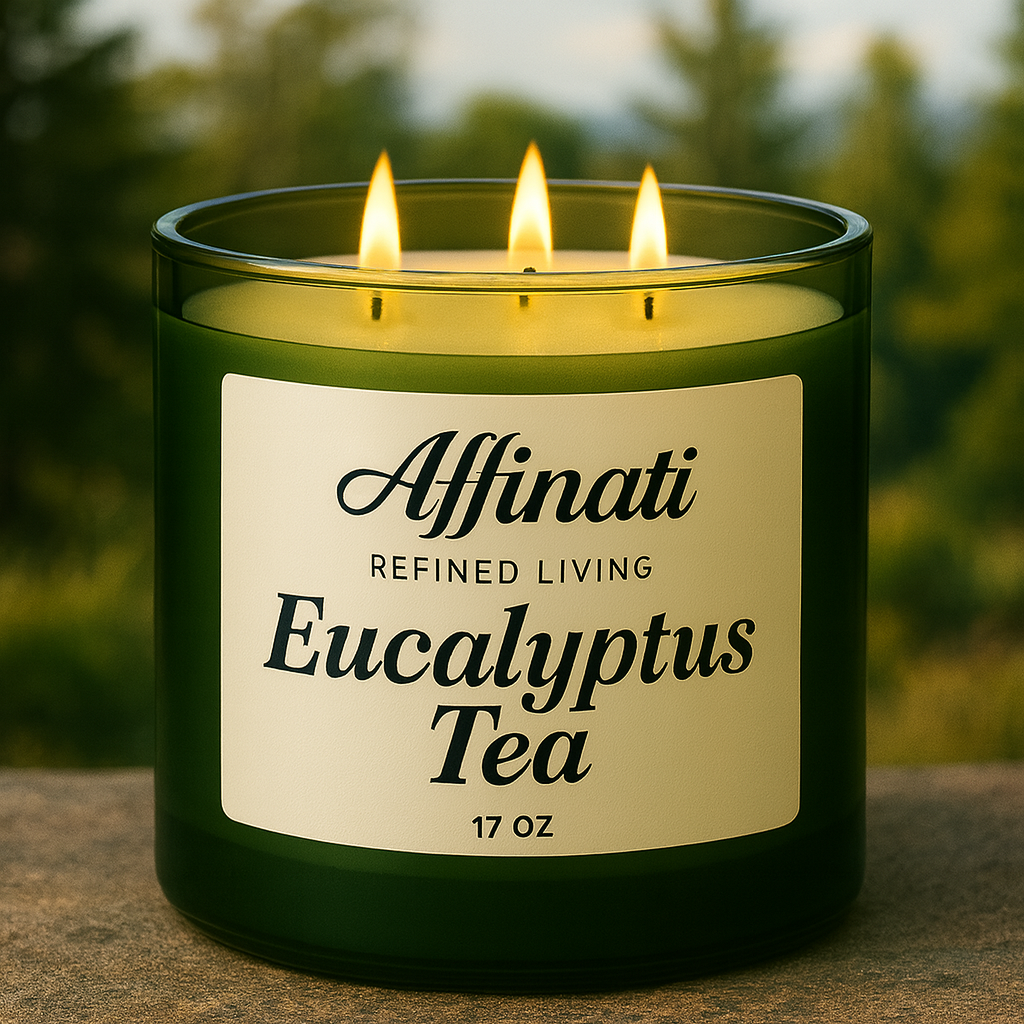 Eucalyptus Tea 3-Wick Candle - Affinati
