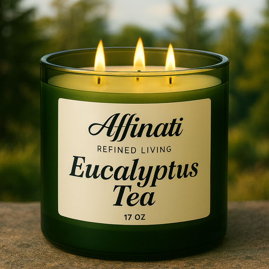 Eucalyptus Tea 3-Wick Candle - Affinati