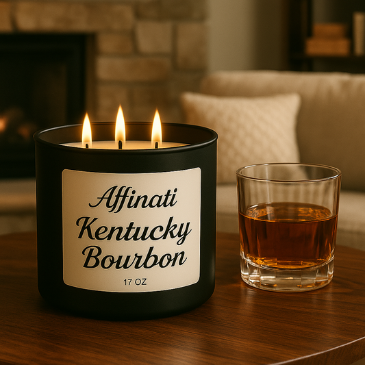 Kentucky Bourbon 3-Wick Candle - Affinati