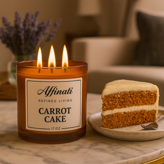 Carrot Cake 3-Wick Candle - Affinati
