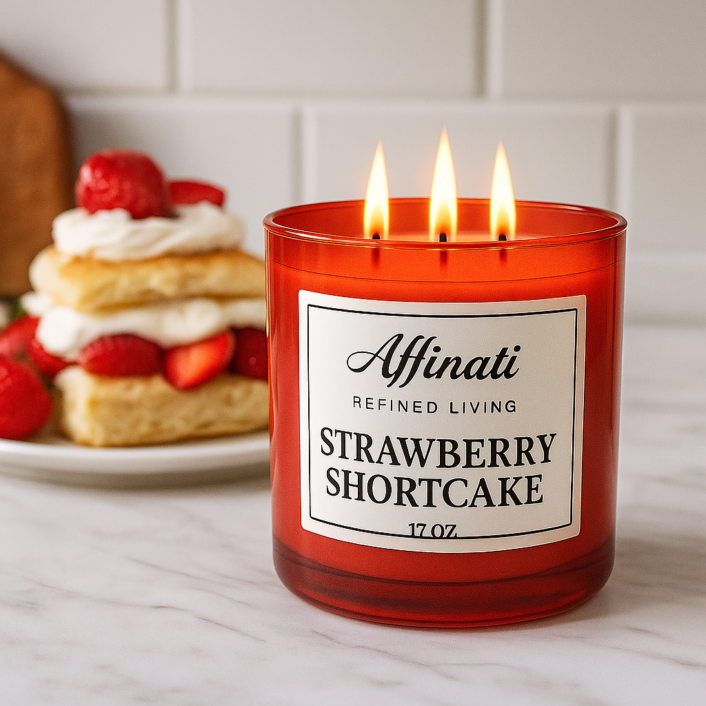 Strawberry Shortcake 3-Wick Candle - Affinati