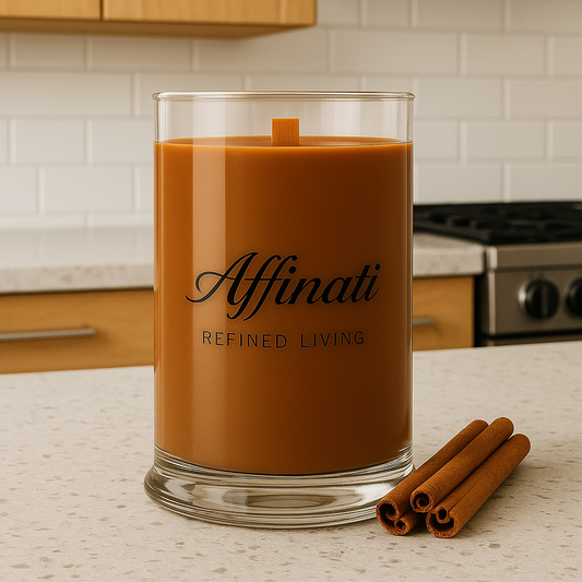 Cinnamon Reserve Wooden Wick Candle - Affinati