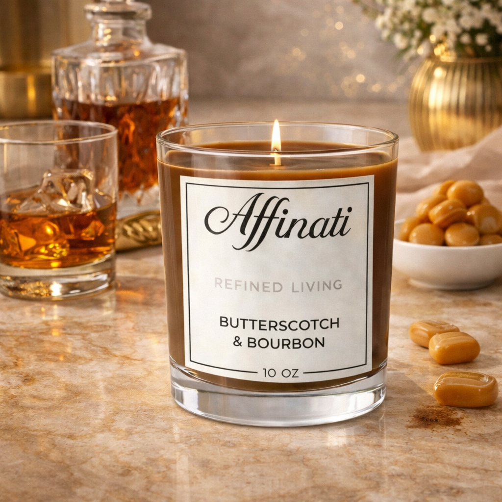 Butterscotch & Bourbon Original Candle - Affinati