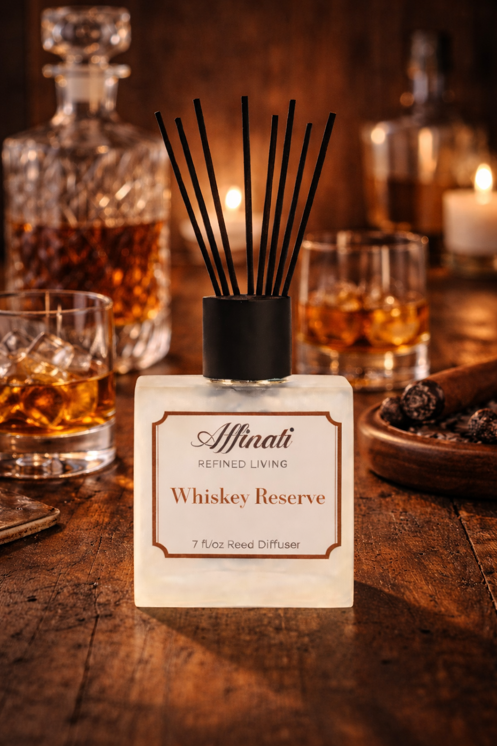 Whiskey Reserve Reed Diffuser - Affinati