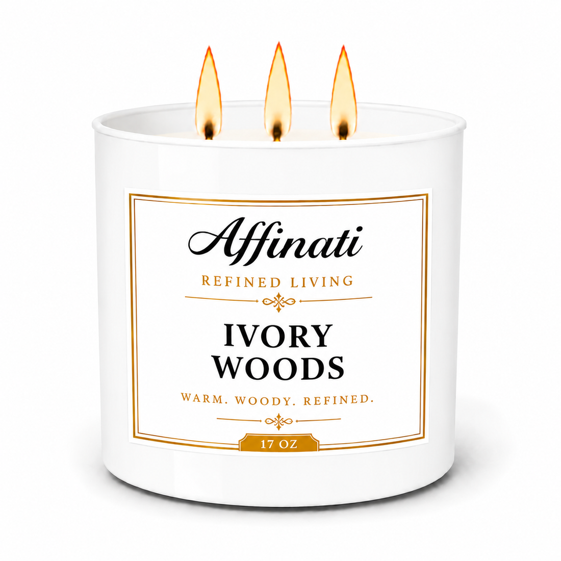 3-Wick Sandalwood & Jasmine Candle