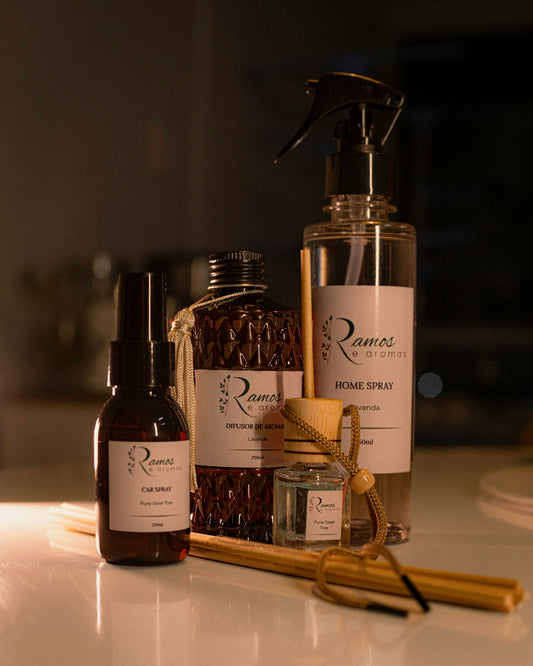A collection of ramos home and car fragrance products