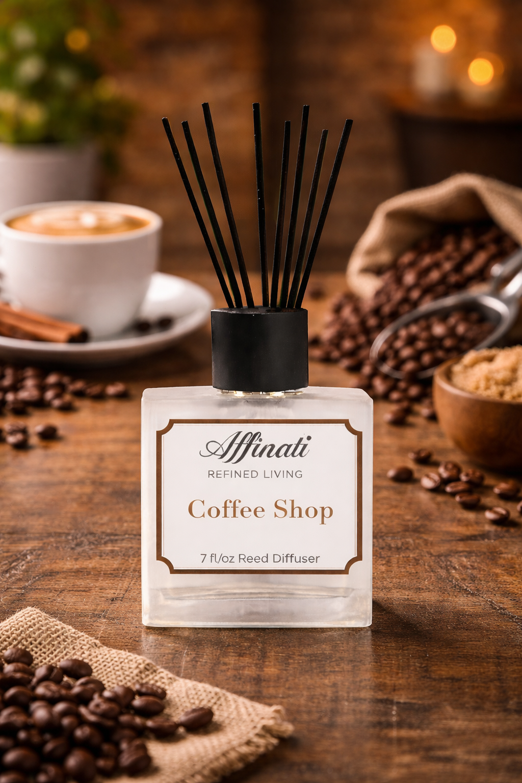 Coffee Reed Diffusers | Coffeehouse Inspired Home Fragrance | Affinati