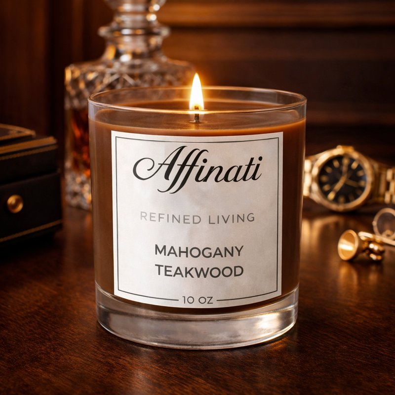 Mahogany Teakwood Original Candle - Affinati