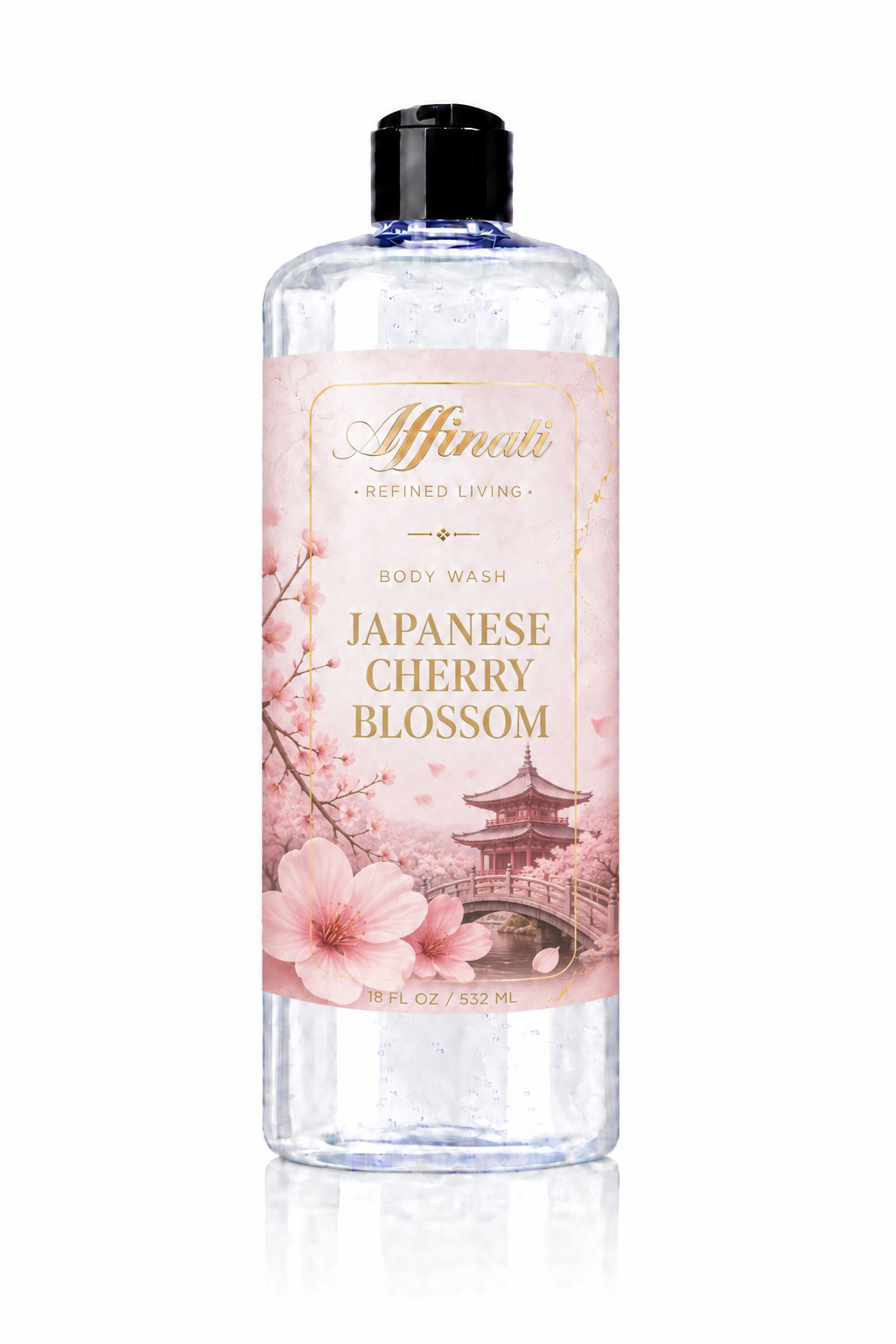 Japanese Cherry Blossom Body Wash - Affinati