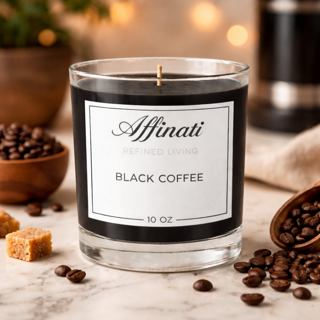 Black Coffee 3-Wick Candle - Affinati