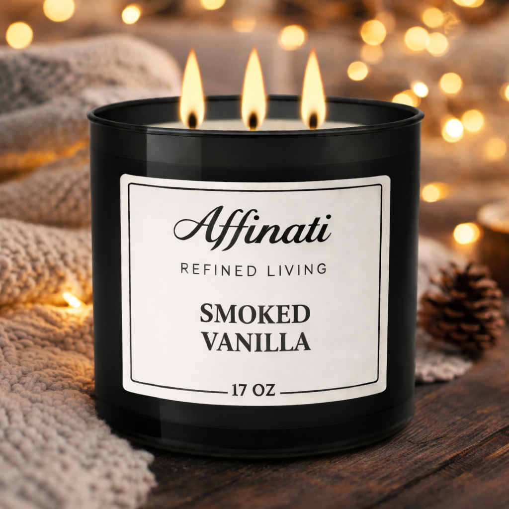 Smoked Vanilla 3-Wick Candle - Affinati