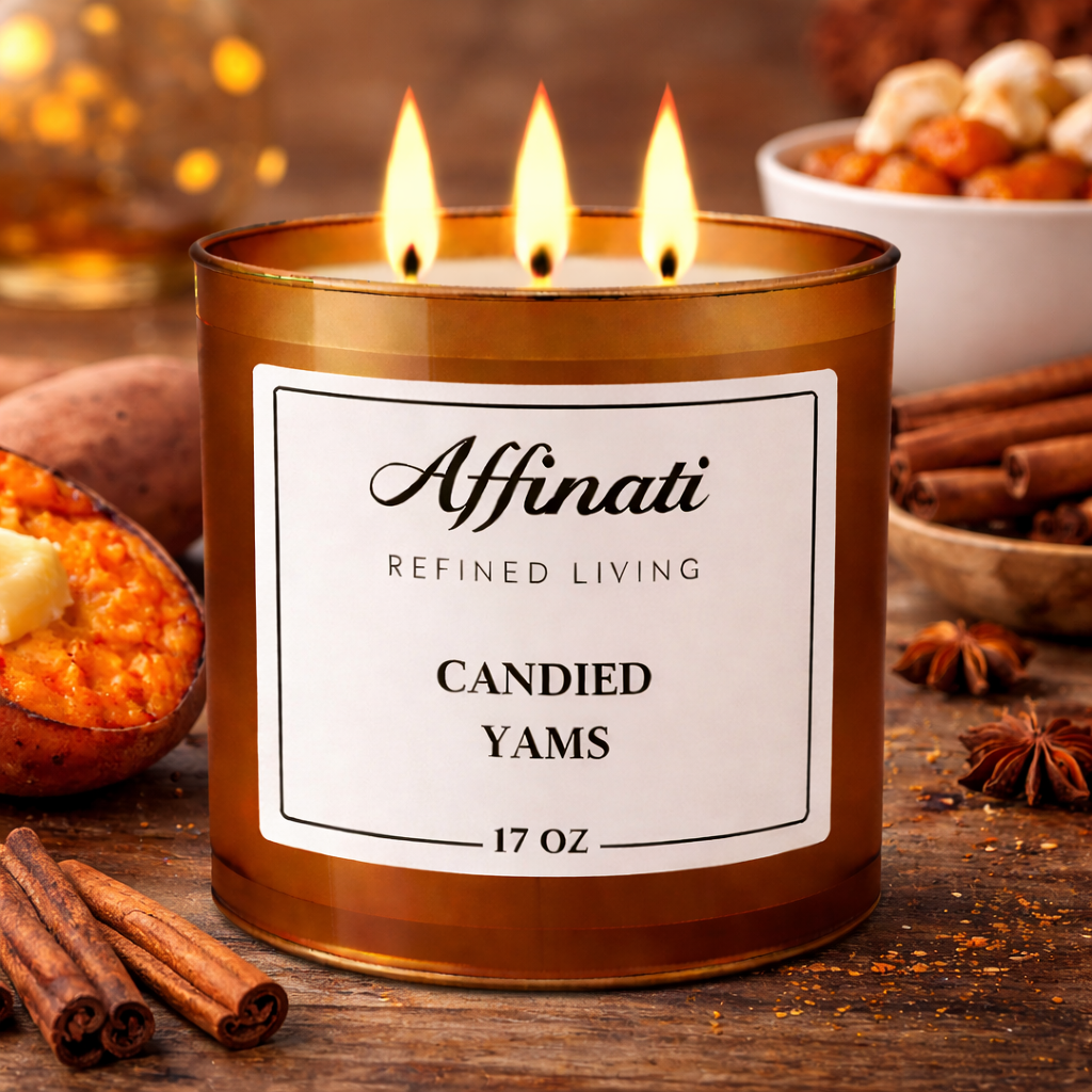 Candied Yams 3-Wick Candle - Affinati