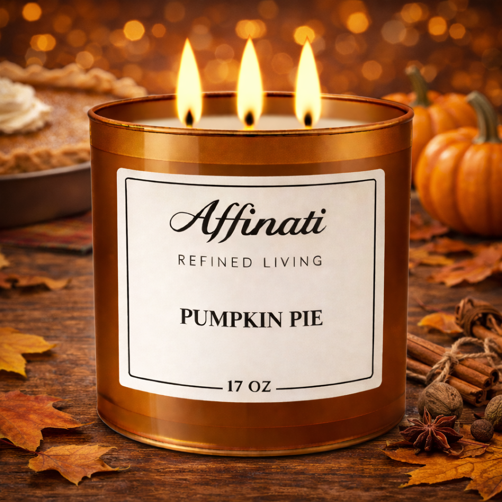 Pumpkin Pie 3-Wick Candle - Affinati