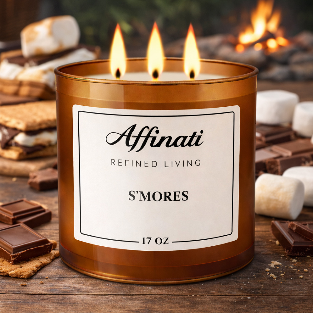 S'mores 3-Wick Candle - Affinati