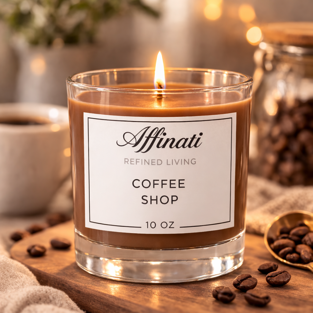 Coffee Shop 3-Wick Candle - Affinati