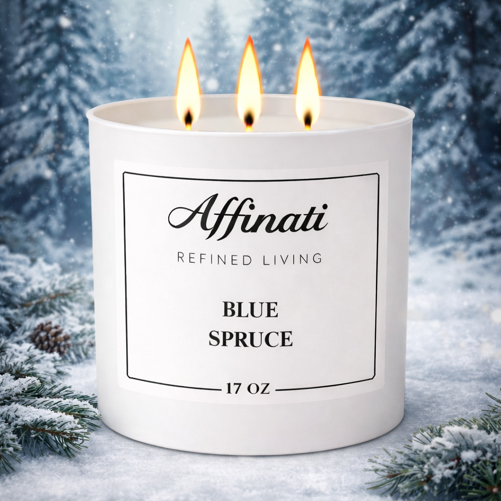Blue Spruce 3-Wick Candle - Affinati
