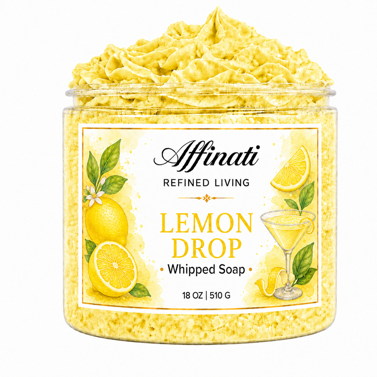 Lemon Drop 3-Wick Candle - Affinati