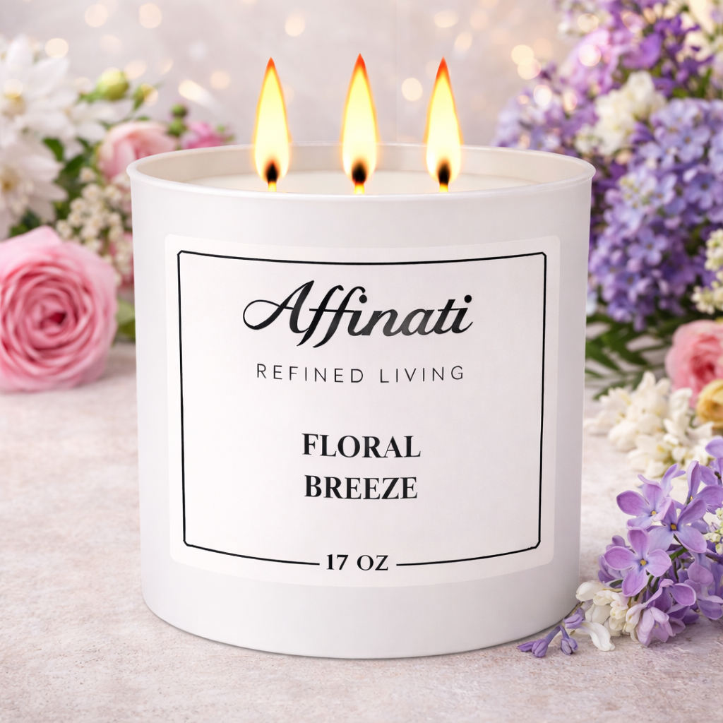 Floral Breeze 3-Wick Candle - Affinati