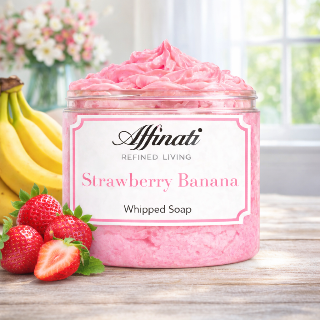 Strawberry Banana Whipped Soap - Affinati