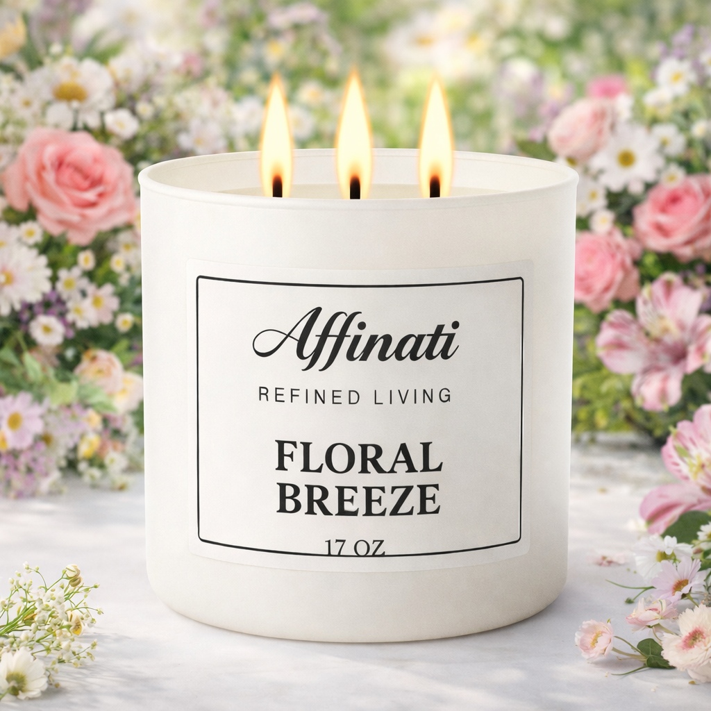 Floral Breeze 3-Wick Candle - Affinati