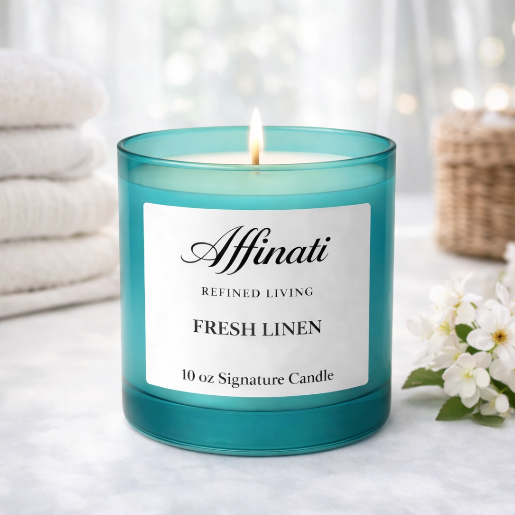 Fresh Linen Signature Candle - Affinati