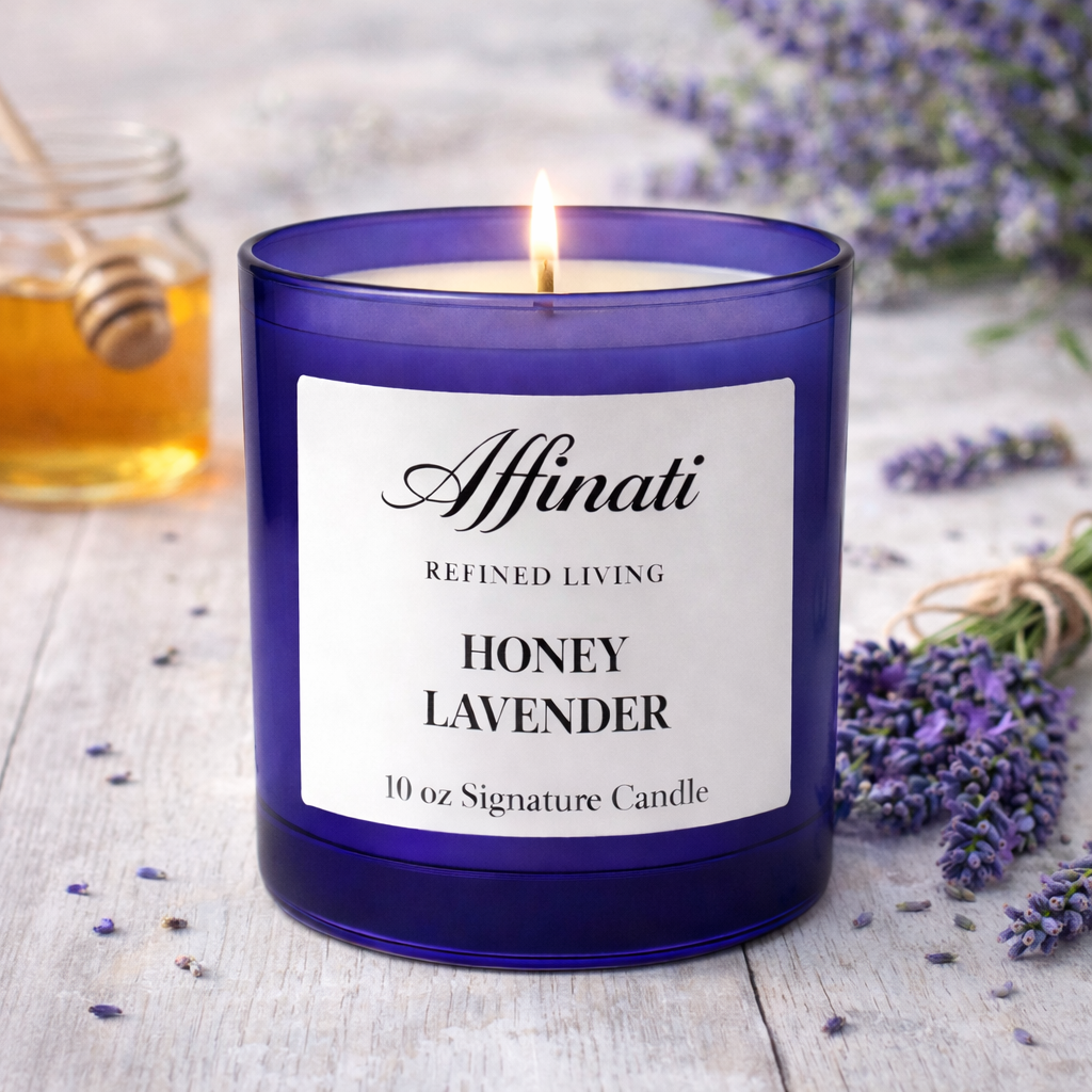 Honey Lavender Signature Candle - Affinati