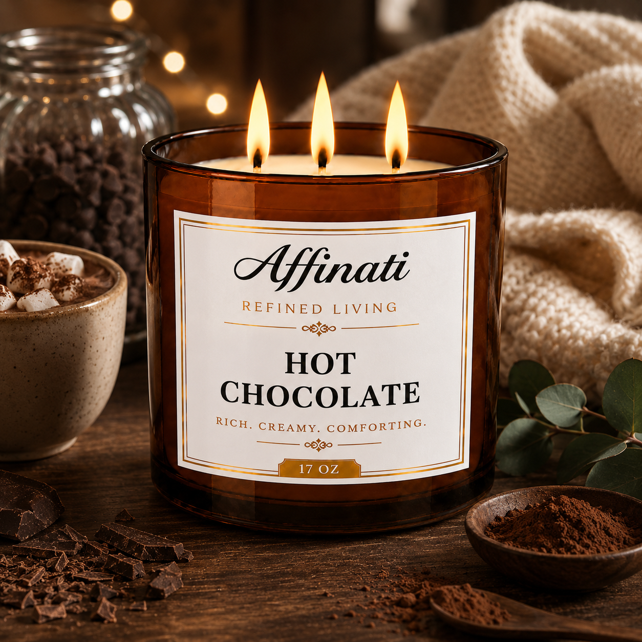 Hot Chocolate Signature Candle - Affinati