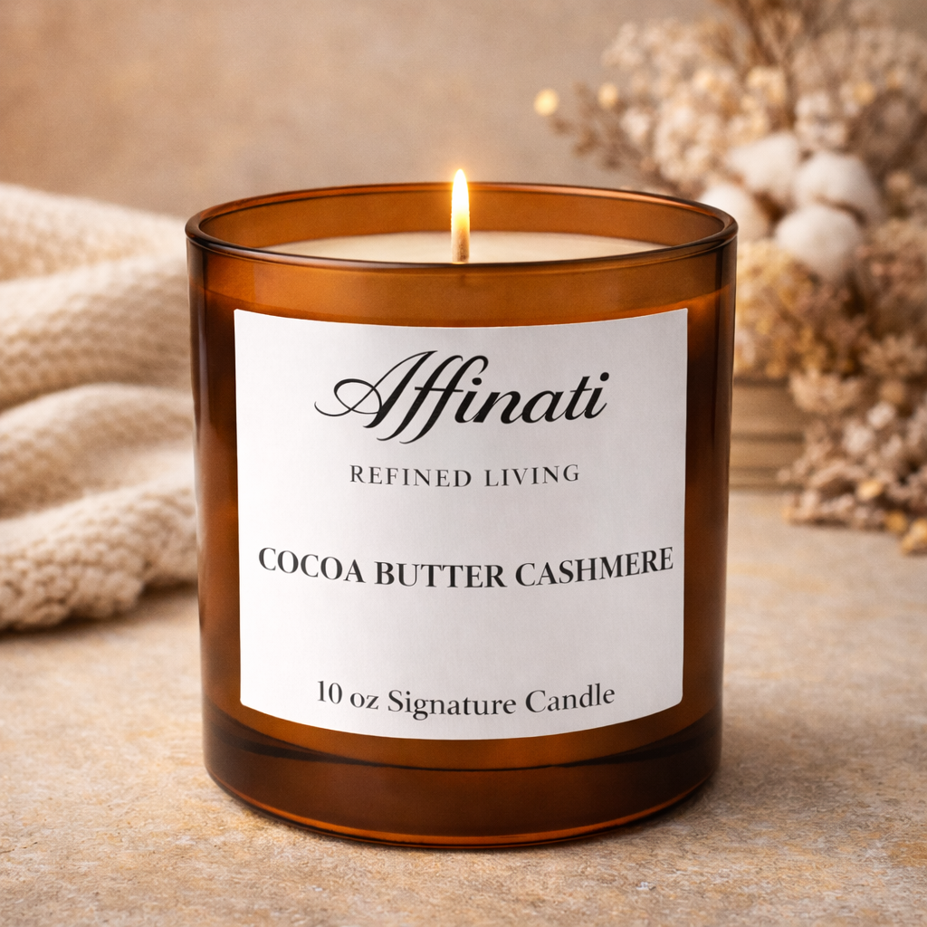 Cocoa Butter Cashmere Signature Candle - Affinati
