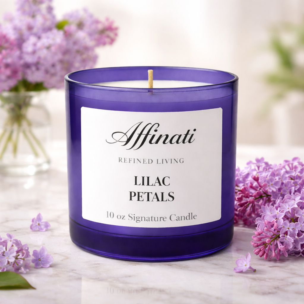 Lilac Petals Signature Candle - Affinati