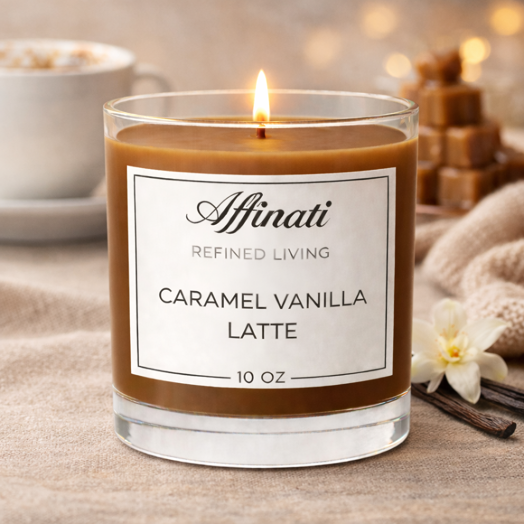 Caramel Vanilla Latte Original Candle - Affinati