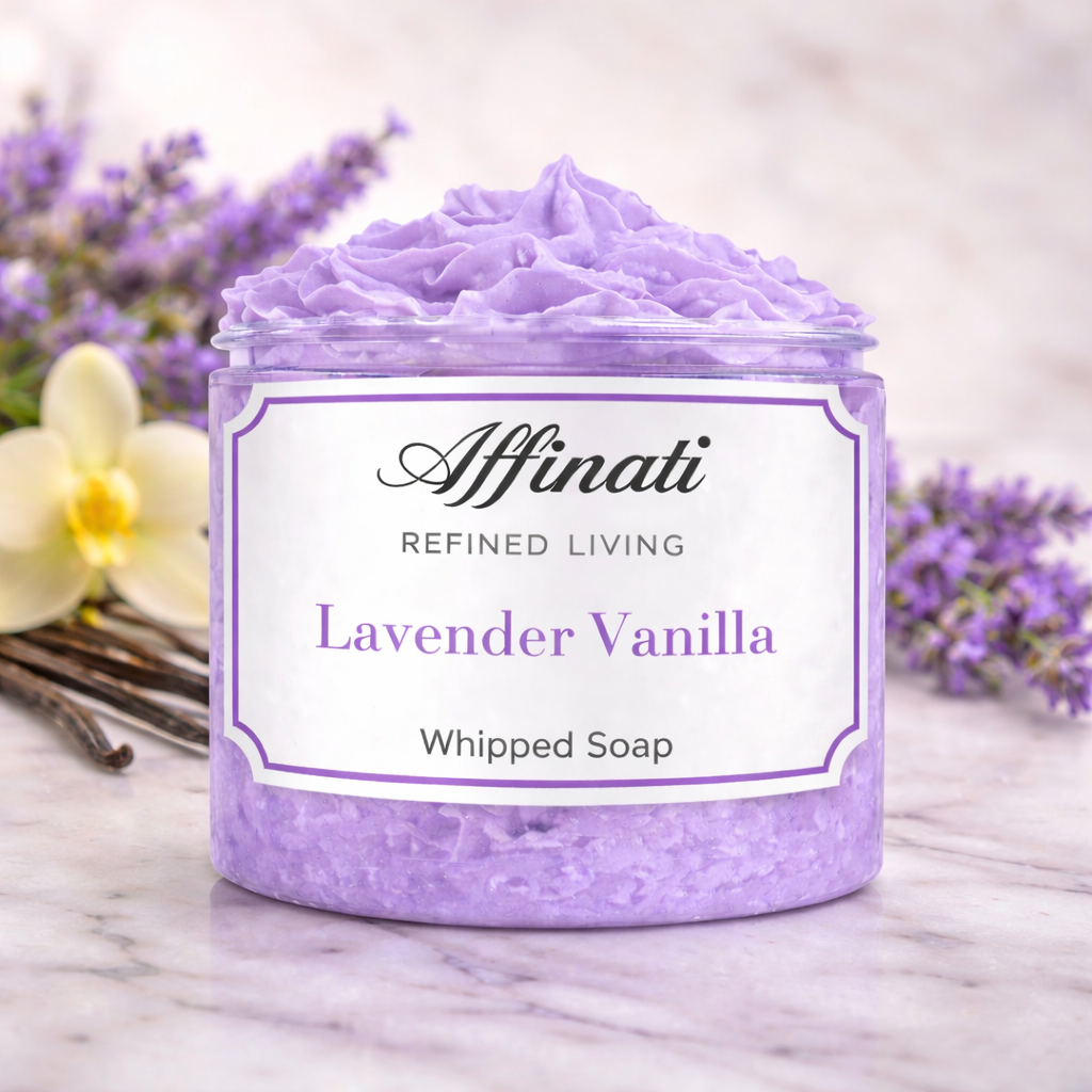 Lavender Vanilla Whipped Soap - Affinati
