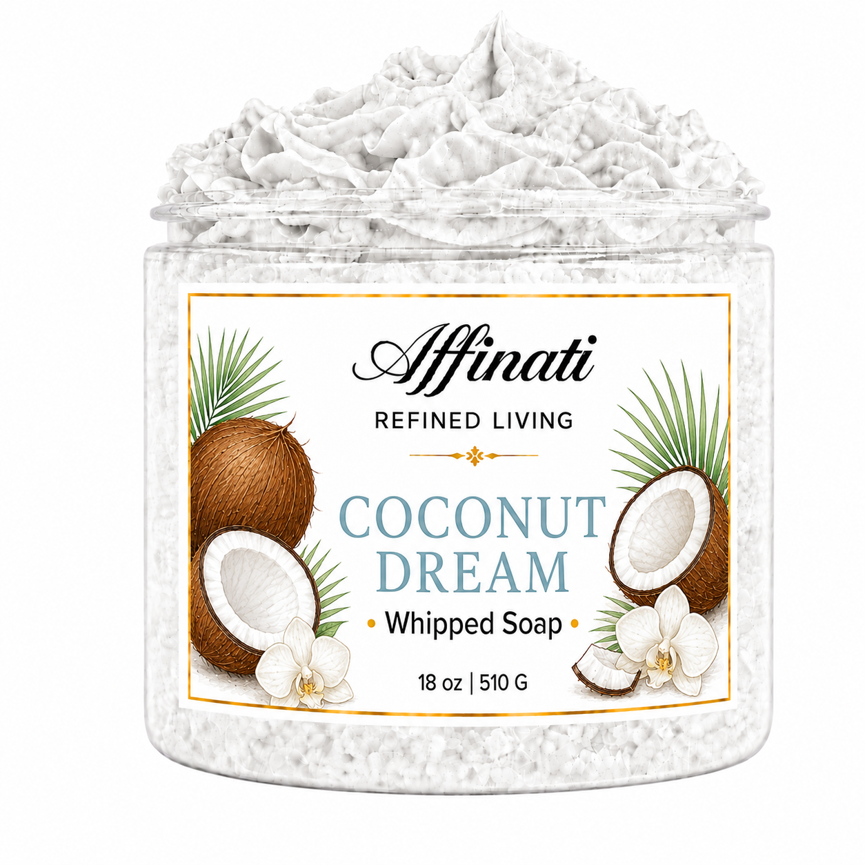 Coconut Dream Whipped Soap - Affinati