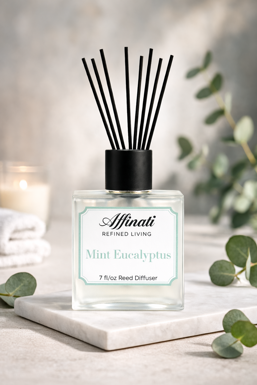 Mint Eucalyptus Reed Diffuser - Affinati