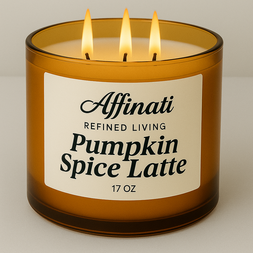 3-Wick Pumpkin Spice Latte Candle
