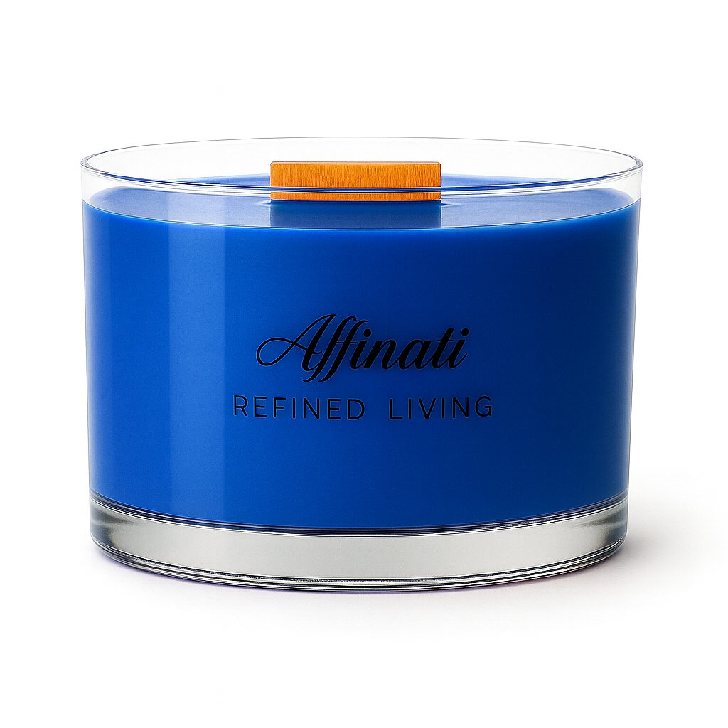 Aloha Bloom Wooden Wick Candle – Luxury 13 oz Soy Blend | Affinati
