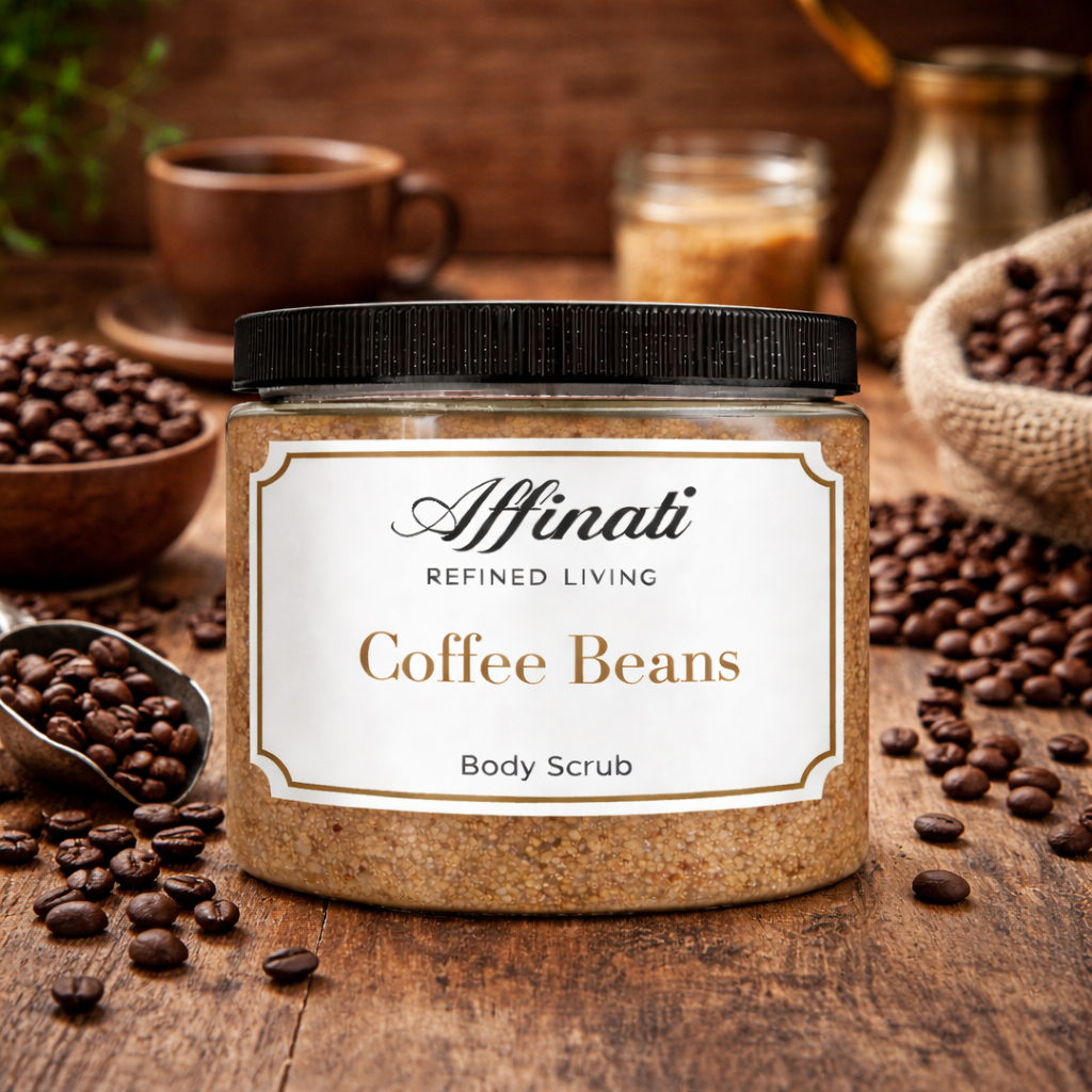 Coffee Beans Body Scrub 20 oz | Whipped Salt Scrub