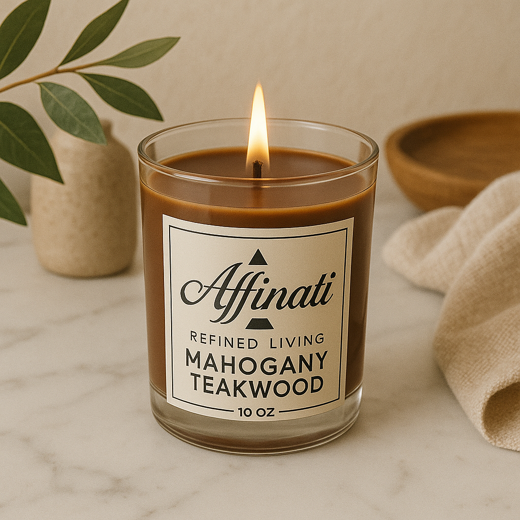 Mahogany Teakwood Original Candle - Affinati