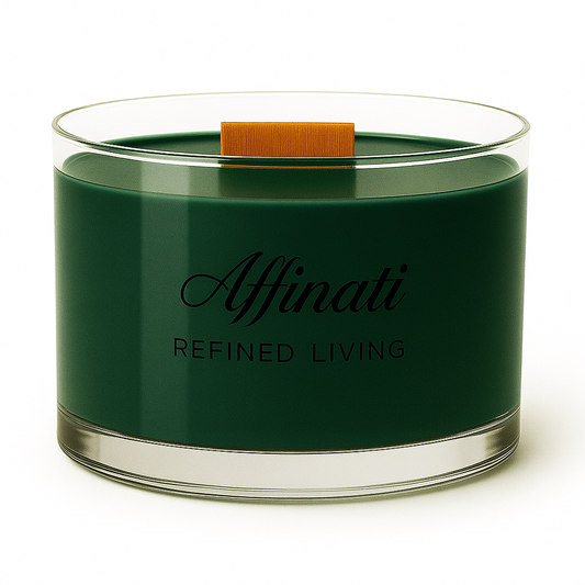 Winter Spruce Wooden Wick Candle – Luxury 15 oz Soy Blend | Affinati - Affinati