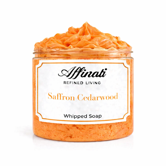 Saffron Cedertræ Pisket Sæbe - 20 oz