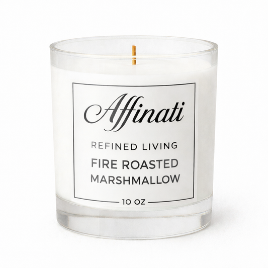 Candela Originale al Marshmallow Arrosto al Fuoco