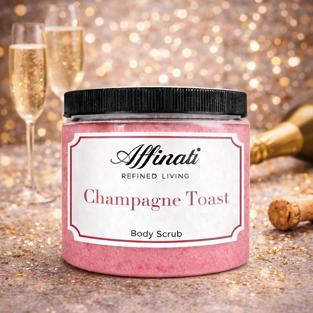 Champagne Toast Body Scrub 20 oz | Whipped Salt Scrub