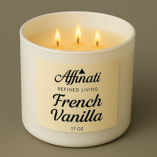 3-Wick French Vanilla Candle - Affinati