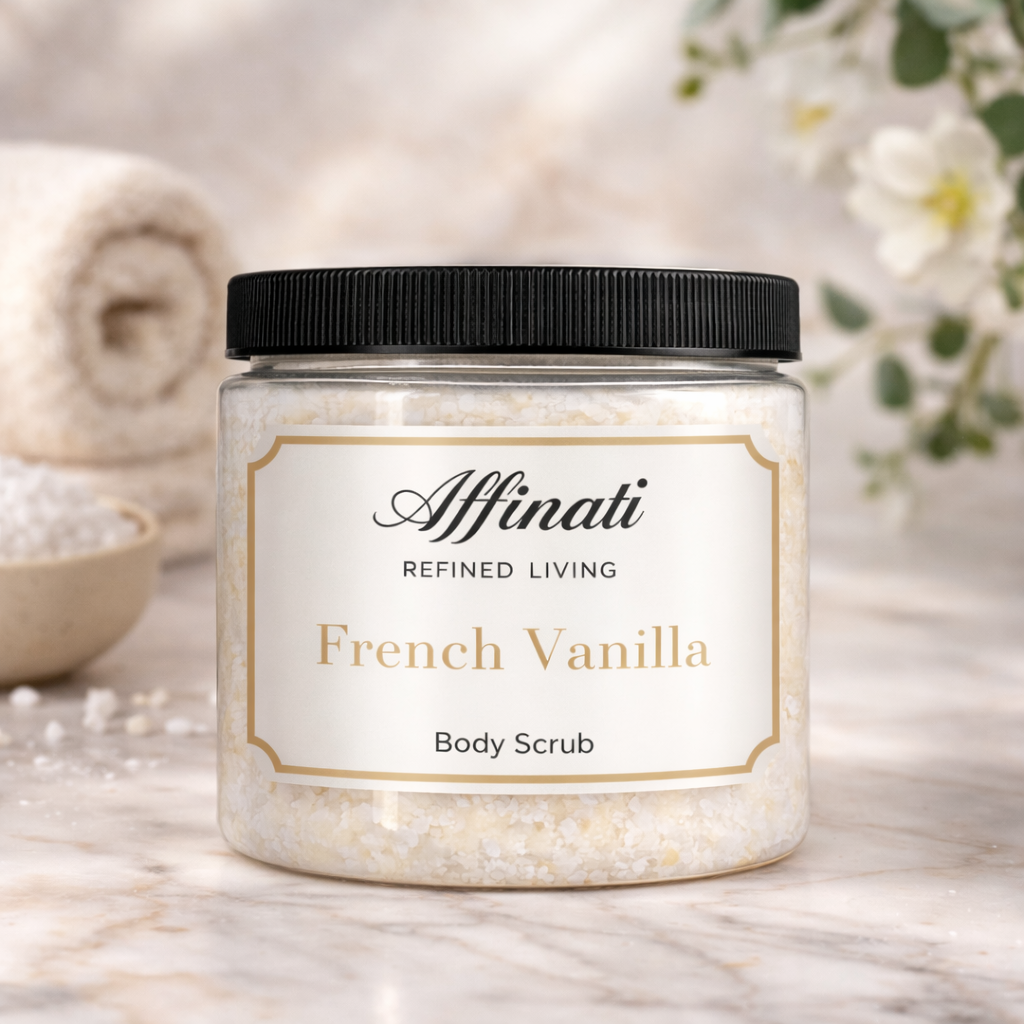 French Vanilla Body Scrub 20 oz | Whipped Salt Scrub