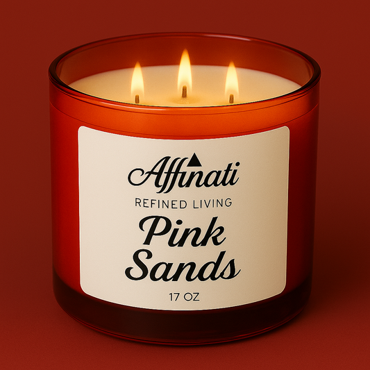 3-Wick Pink Sands Candle - Affinati
