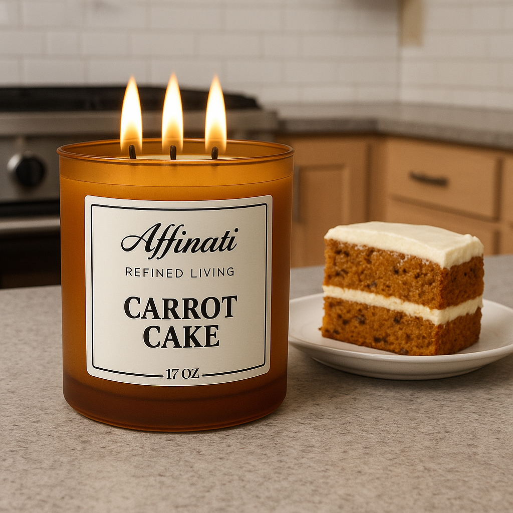 3-væge gulerodskage duftlys