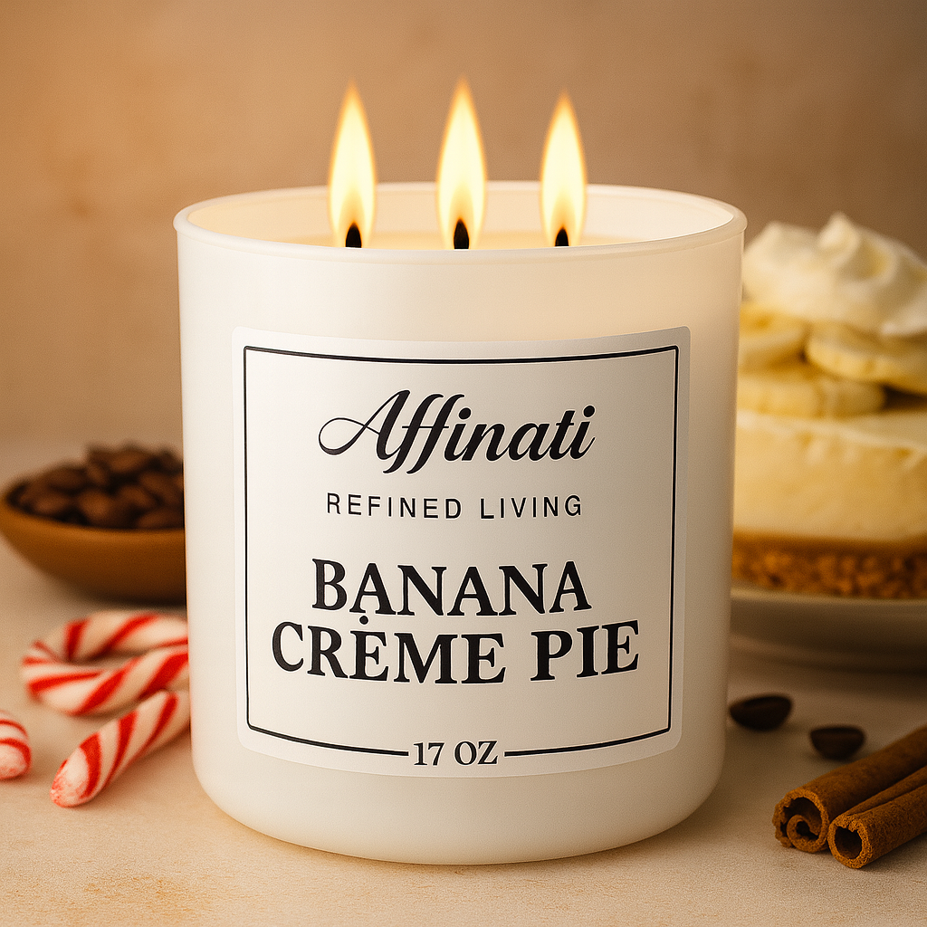 3-Wick Banana Creme Pie Candle - Affinati