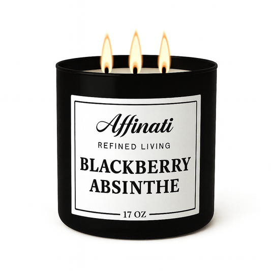 3-Wick Blackberry Absinthe Candle - Affinati